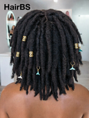 Full Lace Natural Black bob Pre-styled Updo With Braided Wig 100% Human Hair
