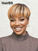 Ready to wear honey highlight straight Partial Topper Unit( NOT A WIG)