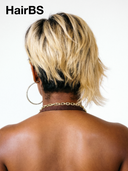 Ready to wear blonde 1B/613# Straight Partial Topper (Not A Wig)