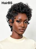 Full lace Wig Natural Black Quick Weave Wig 100% Human Hair