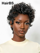 Full lace Wig Natural Black Quick Weave Wig 100% Human Hair