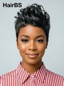 Glueless Wig Machine Made pixie cut short Ready to Wear 100% Human Hair