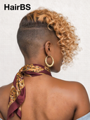 Ready to wear honey curly wave Partial Topper (Not A Wig)