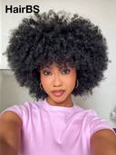 Special Offer Machine Made curly wave with bangs Natural Black 100% Human Hair