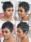 Great Deal: Buy One, Get One Free $69 machine made fingwe wave & curly wave 100% Human Hair
