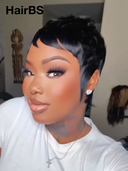 Special Offer Glueless Wig Machine Made Straight black $56.99 100% Human Hair