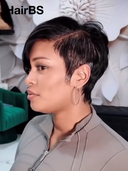 13x4 lace front Wig straight Side Part pixie short wig Half-price 100% Human Hair