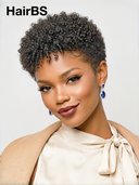 Half-price 2 wigs $99 Easy to wear machine made 2 color straight & afro curly 100% Human Hair