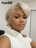Half-price 13x4 lace front Wig blonde straight Side Part 100% Human Hair