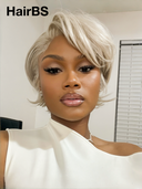 Half-price 13x4 lace front Wig blonde straight Side Part 100% Human Hair