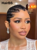 Special Offer Half-price Machine Made black pixie water wave 100% Human Hair