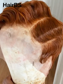 Full lace Wig brown Quick Weave Wig 100% Human Hair