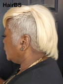 Machine made blonde straight Topper Unit( NOT A WIG)