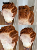 Full lace Wig brown Quick Weave Wig 100% Human Hair