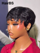 2 wigs $79 Easy to wear machine made black straight & afro curly 100% Human Hair