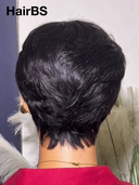 2 wigs $79 Easy to wear machine made black straight & afro curly 100% Human Hair