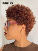 Special Offer brown afro curly pixie cut wig Pre-cut Lace glueless wig 100% Human Hair