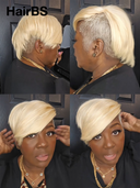 Machine made blonde straight Topper Unit( NOT A WIG)