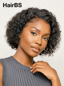 4x4 lace closure Wig curly wave BOB Half-price 100% Human Hair