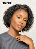 4x4 lace closure Wig curly wave BOB Half-price 100% Human Hair