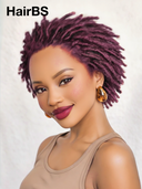 Special Offer burgundy afro curly pixie cut wig glueless wig or Lace front 100% Human Hair