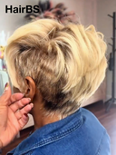 Half-price 13x4 lace front Wig blonde straight Stylist's Cut 100% Human Hair
