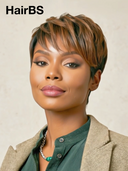 2 wigs $75 pixie Easy to wear machine made straight & afro curly 100% Human Hair