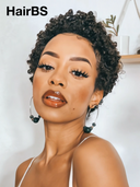 Special Offer black Glueless wig Machine Made pixie afro 100% Human Hair