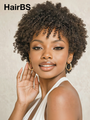 Special Offer curly wave pixie wig glueless wig 100% Human Hair