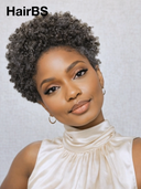 Special Offer $50.99 Machine Made pixie afro black 100% Human Hair
