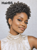 Special Offer $50.99 Machine Made pixie afro black 100% Human Hair