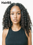 HairBS Feather Crochet Human Hair Extensions curly wave invisible and comfortable 100% Human Hair