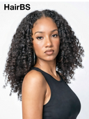 HairBS Feather Crochet Human Hair Extensions curly wave invisible and comfortable 100% Human Hair