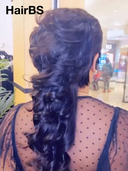 Easy to wear Wig black Body wave mullet machine made As shown in the figure 100% Human Hair
