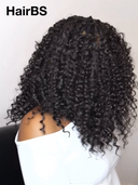 HairBS Feather Crochet Human Hair Extensions deep wave invisible and comfortable 100% Human Hair