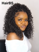 HairBS Feather Crochet Human Hair Extensions deep wave invisible and comfortable 100% Human Hair