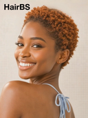 Special Offer Machine Made pixie afro brown 100% Human Hair