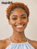 Special Offer Machine Made pixie afro brown 100% Human Hair