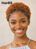Special Offer Machine Made pixie afro brown 100% Human Hair