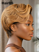 13x4 lace front Wig pixie honey $78.99 100% Human Hair