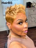 Glueless wig honey pixie cut wig cute quick weave 100% Human Hair