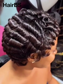 Promotion 13x4 lace front Wig pixie 100% Human Hair