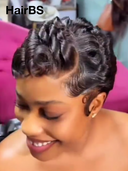 Promotion 13x4 lace front Wig pixie 100% Human Hair