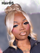 Lace Front updo Bridal Collection Romantic blonde Virgin Human Hair