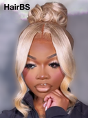 Lace Front updo Bridal Collection Romantic blonde Virgin Human Hair