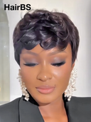 Ready to go Glueless wig Natural Black quick weave 100% Human Hair