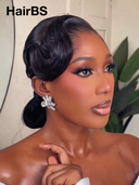 Lace Front banquet and wedding hairstyles updo Bridal Collection Romantic Virgin Human Hair
