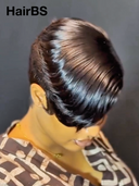 Full lace Pixie cut Wig Natural Black straight 100% Human Hair