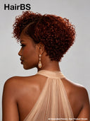 Lace front 13x4 pixie wig curly wave 33#