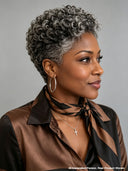 Lace front 13x4 Pixie Salt&Pepper Wig